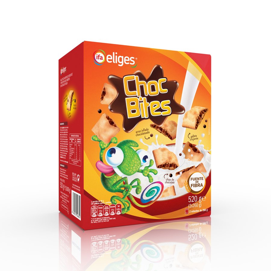 Galletas IFA ELIGES choc bites 520 g