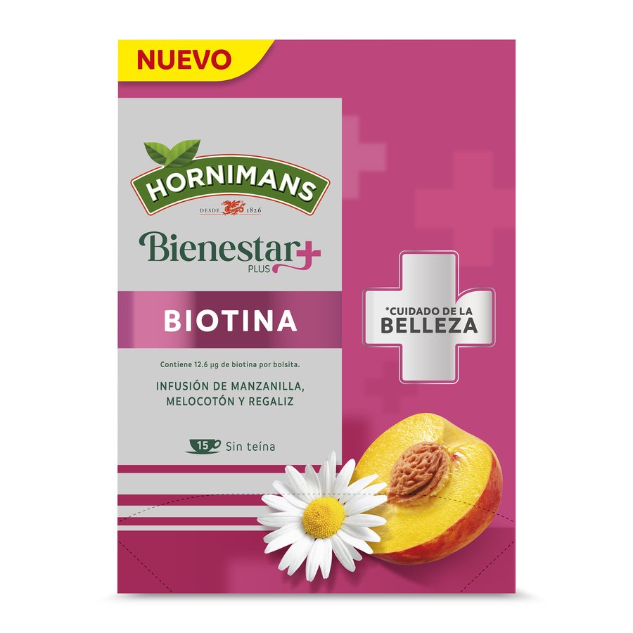 Infusión HORNIMANS Biotina estuche 15 sobres