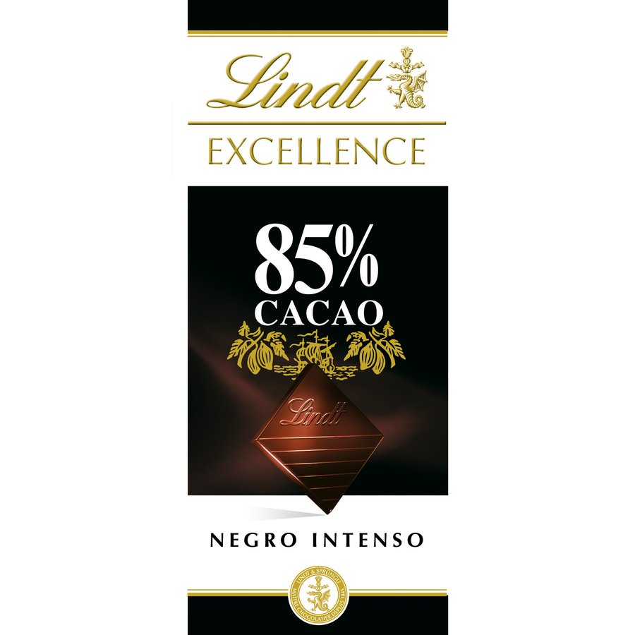 Chocolate negro LINDT Excellence 85% cacao tableta 100 g