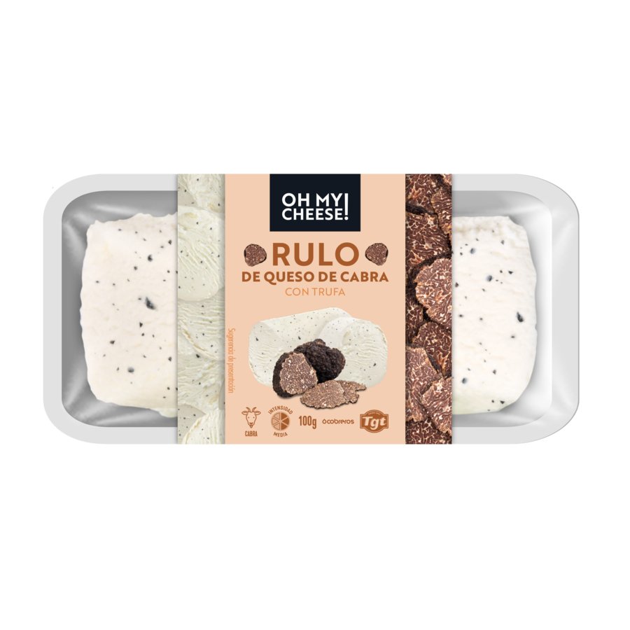 Queso rulo de cabra con trufa OH MY CHEESE 100 g