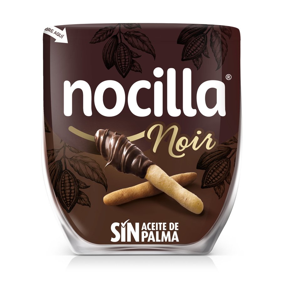 Imagen de Crema cacao NOCILLA Noir vaso 180 g