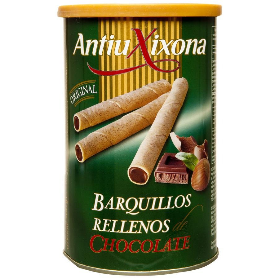 Barquillo relleno chocolate ANTIU XIXONA 200 g