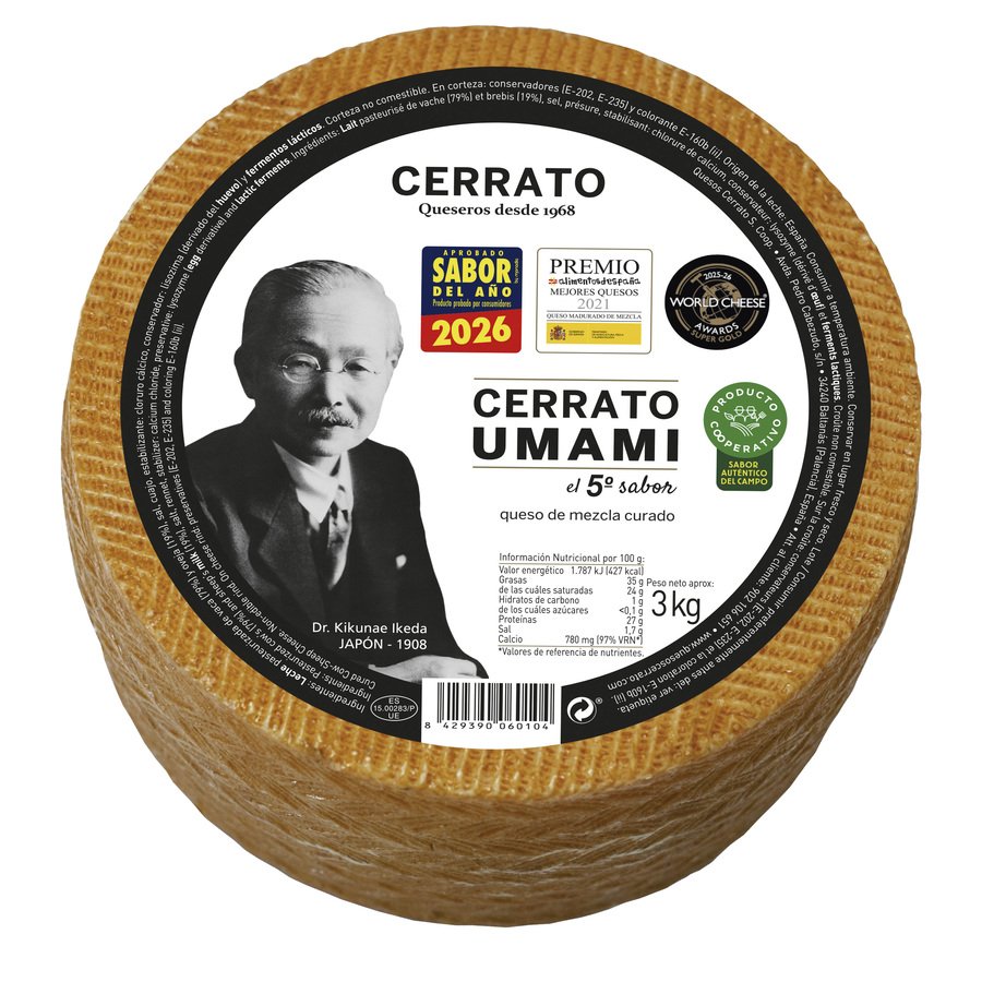 Queso mezcla curado CERRATO Umami kilo