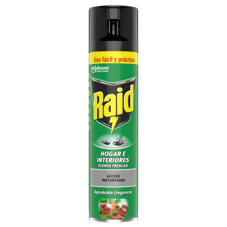 Insectidica RAID hogar e interiores spray 400 ml