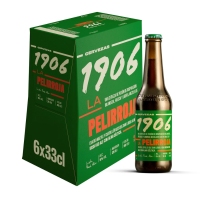 Cerveza 1906 La Pelirroja Irish Red Ale botellín pack 6x33 cl