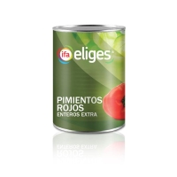 Pimientos rojos enteros IFA ELIGES lata 250 g pne.