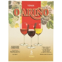 Viño tinto de mesa ARIÑO bag&box 5 l