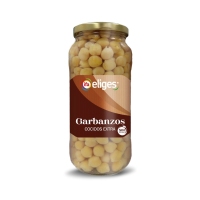 Garbanzos cocidos IFA ELIGES frasco 400 g pne.