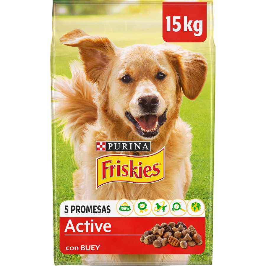Alimento perro FRISKIES Active buey 15 kg