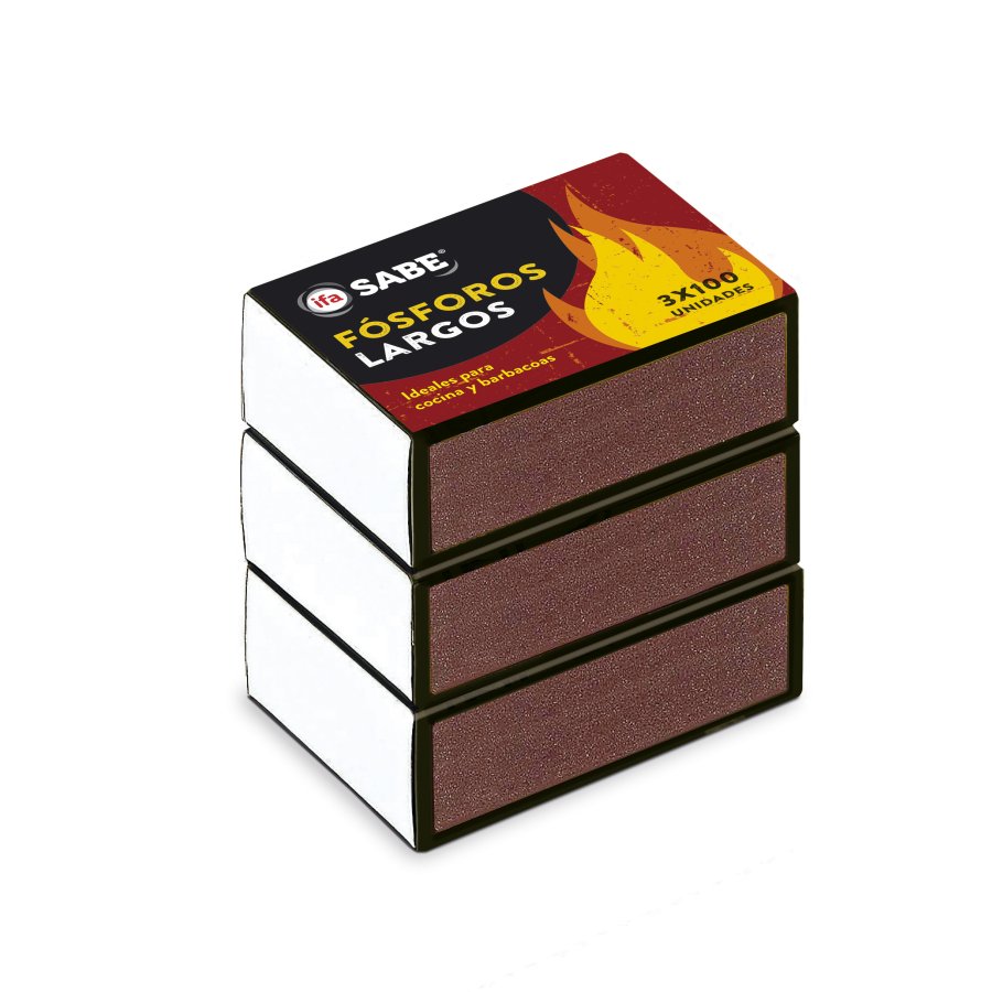 Fósforos largos IFA SABE 3X100 unidades