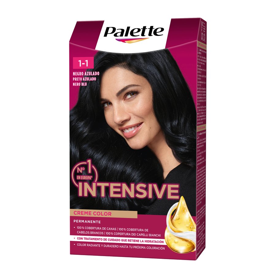 Tinte PALETTE color intenso negro azulado número 1,1