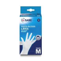 Guantes multiusos látex talla mediana IFA SABE 50 unidades
