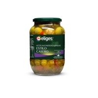 Aceituna aliñada IFA ELIGES estilo casero partida frasco 500 g pne