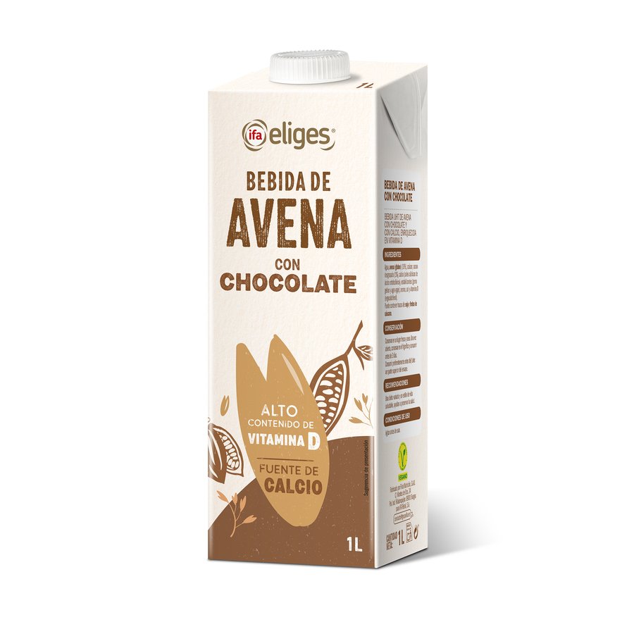 Bebida de avena IFA ELIGES chocolate brik 1 l