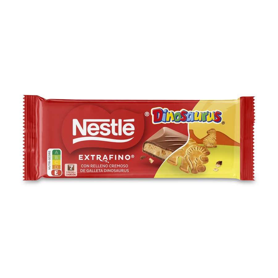 Chocolate NESTLE extrafino leche dinosaurus 84 g