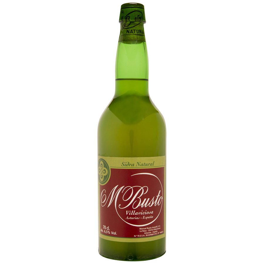 Sidra natural M.BUSTO botella 70 cl