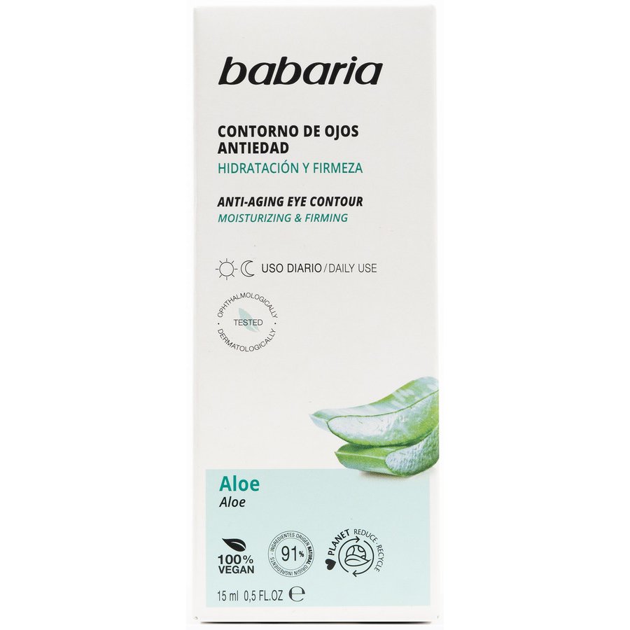 Contorno de ojos BABARIA aloe vera 15 ml