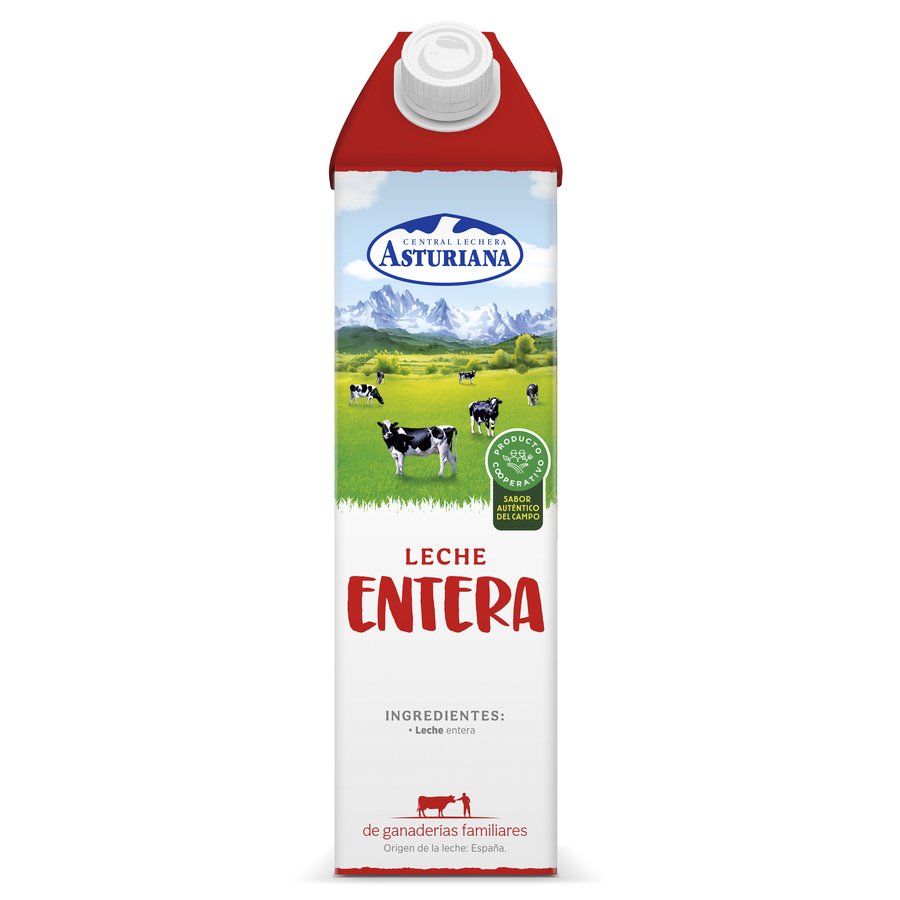 Leche entera C.L.ASTURIANA brik 1 l