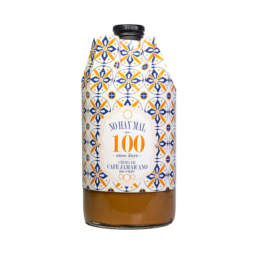 Crema de café jamaicano 100 AÑOS botella 70 cl