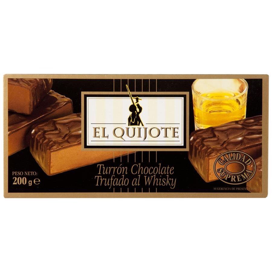 Turrón trufado al whisky EL QUIJOTE 200 g