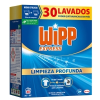 Detergente polvo WIPP Express 30 lavados