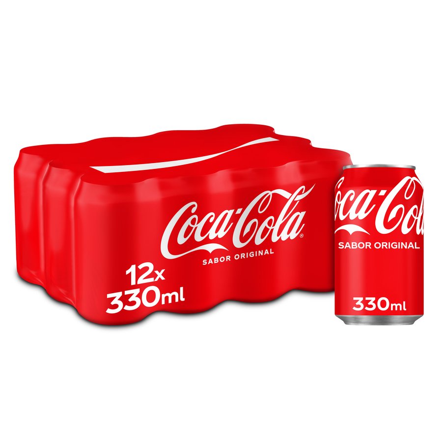 Imagen de Refresco COCA-COLA normal lata pack 12x33 cl