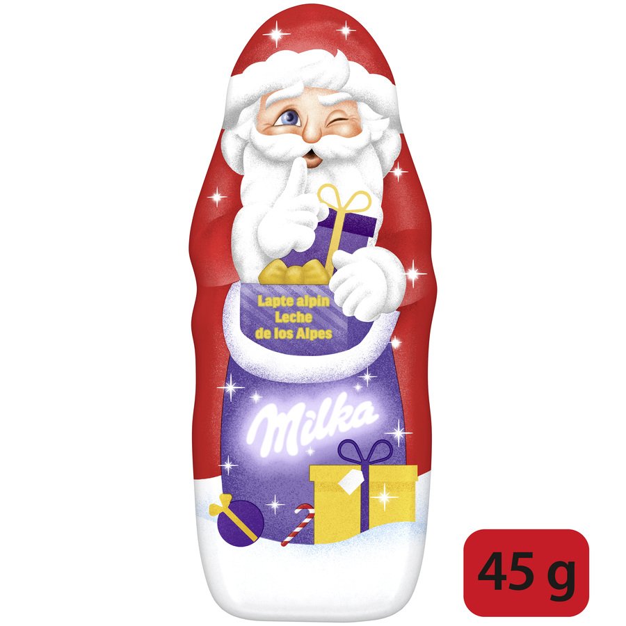 Figura chocolate MILKA Papá Noel 45 g