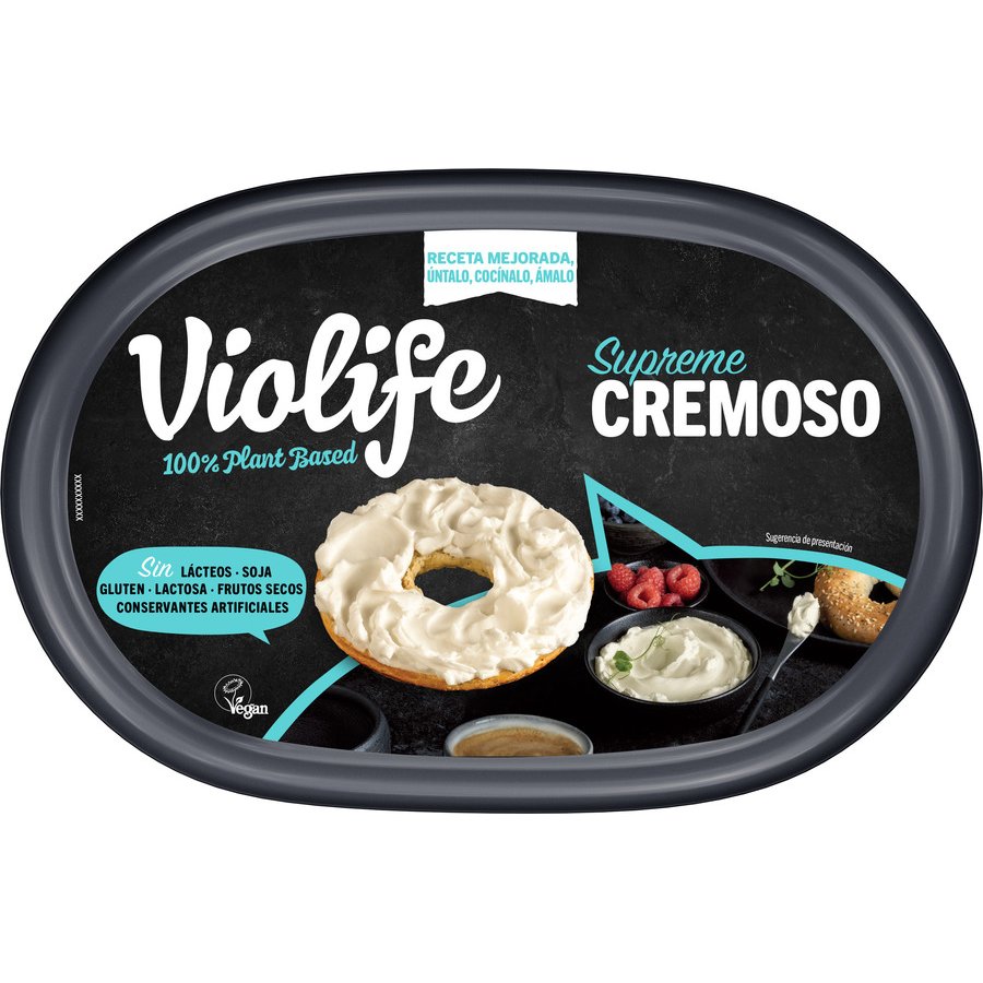 Crema untar vegana VIOLIFE Cremoso Original tarrina 150 g