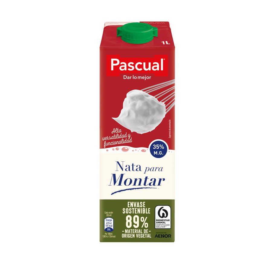 Nata líquida para montar PASCUAL brik 1 l