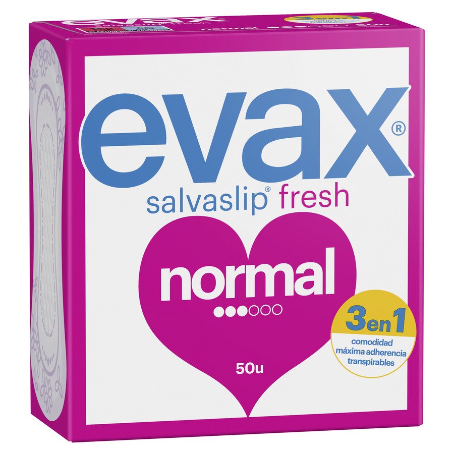 Salvaslip EVAX normal 50 unidades