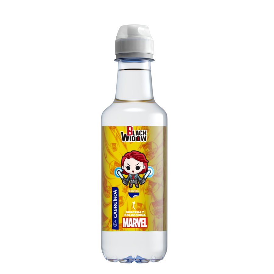 Agua sin gas CABREIROA tapón sport botella pet 33 cl