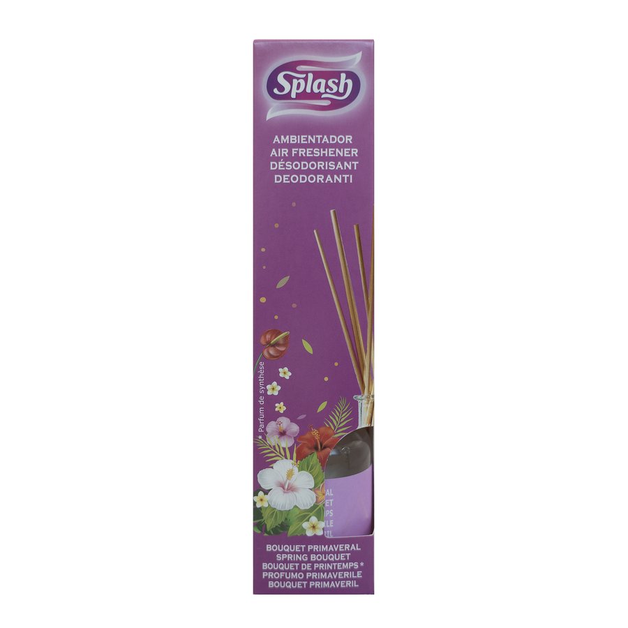 Ambientador varitas SPLASH Bouquet Primaveral 50 ml