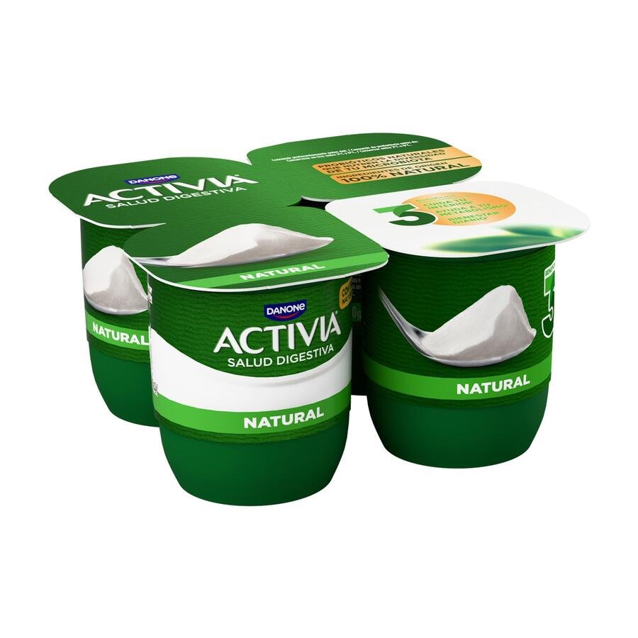 Imagen de Bífidus ACTIVIA DANONE natural 4x120 g
