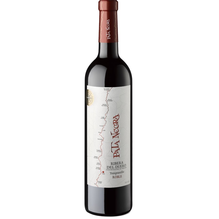 Imagen de Vino tinto D.O.Ribera del Duero PATA NEGRA roble botella 75 cl