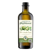 Aceite oliva virxe extra HOJIBLANCA Oda a Nosa Terra alcachofa botella 50 cl