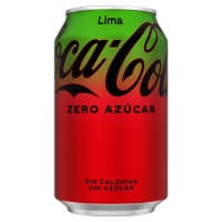 Refresco COCA-COLA Zero lima lata 33 cl