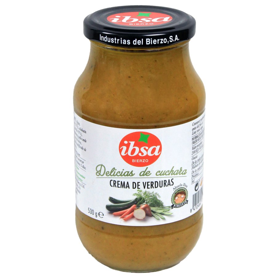 Imagen de Crema de verduras IBSA frasco 530 g