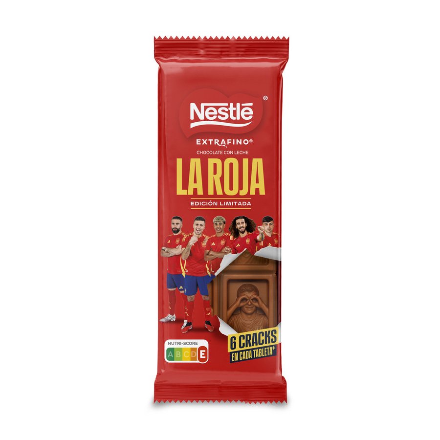 Chocolate con leche NESTLÉ Extrafino La Roja tableta 90 g