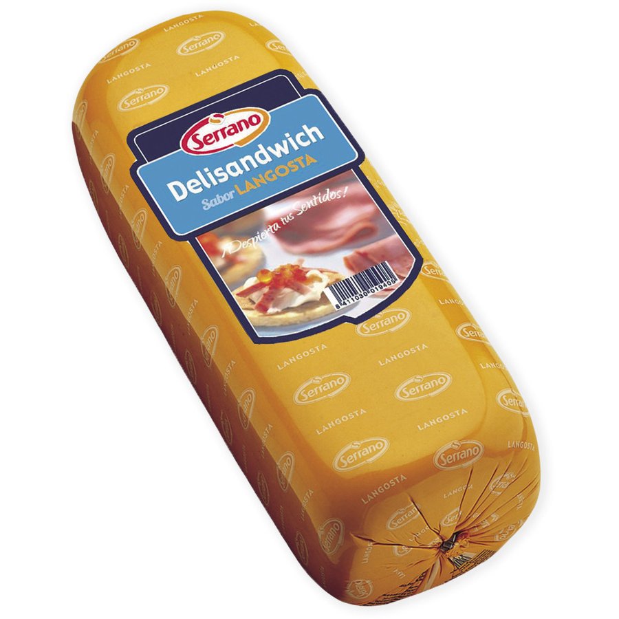 Producto cárnico cocido pavo/cerdo SERRANO Delisandwich sabor langosta kilo