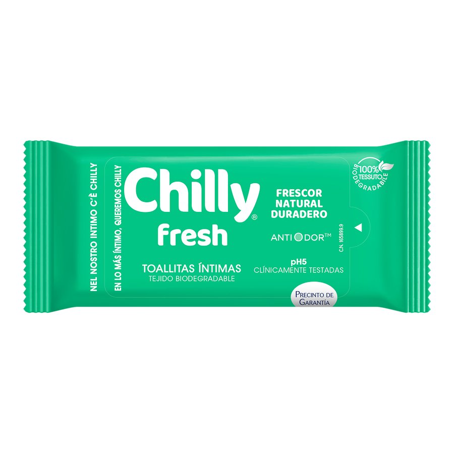 Toallitas higiénicas íntima CHILLY fórmula fresca 12 unidades