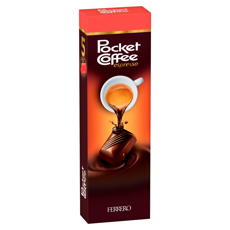 Bombones FERRERO Pocket Coffee 5 unidades 63 g