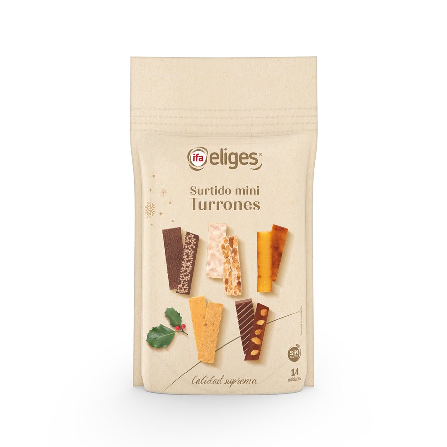 Surtido mini turrones IFA ELIGES bolsa 300 g