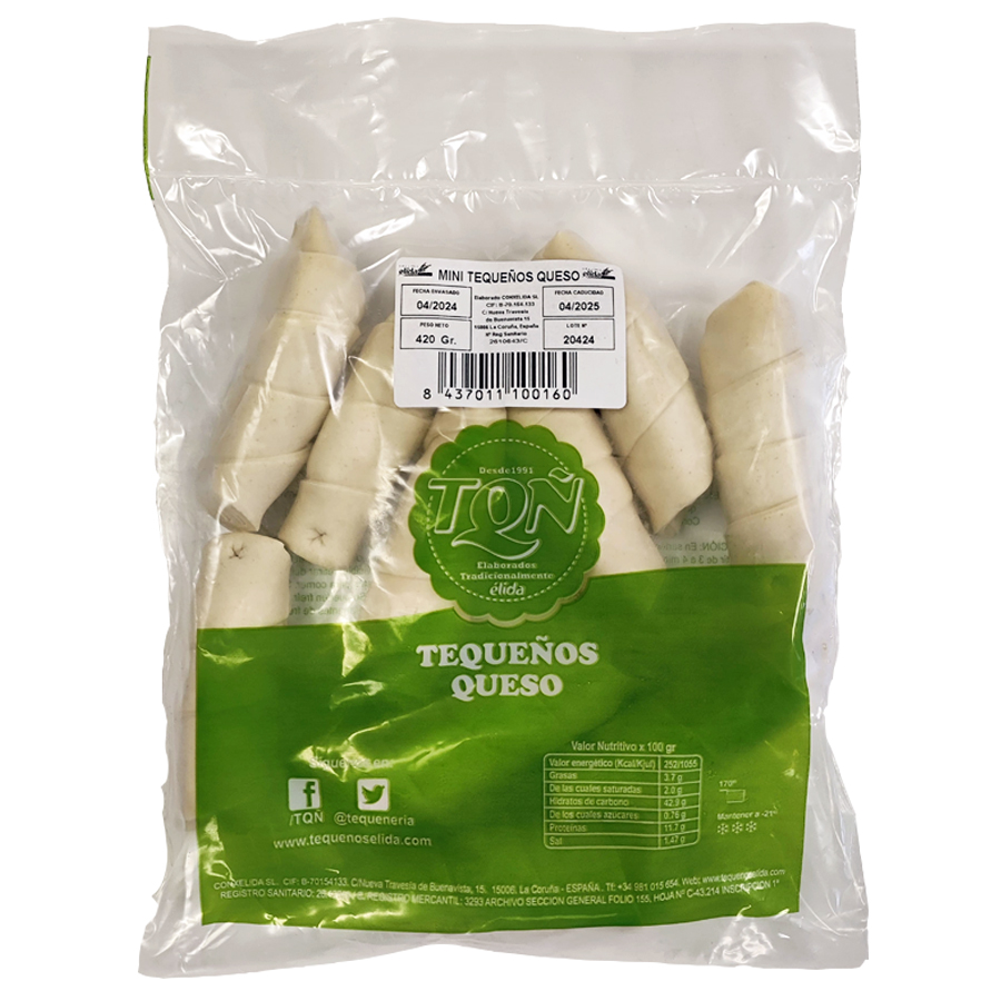 Tequeños de queso ELIDA 10 unidades 420 g