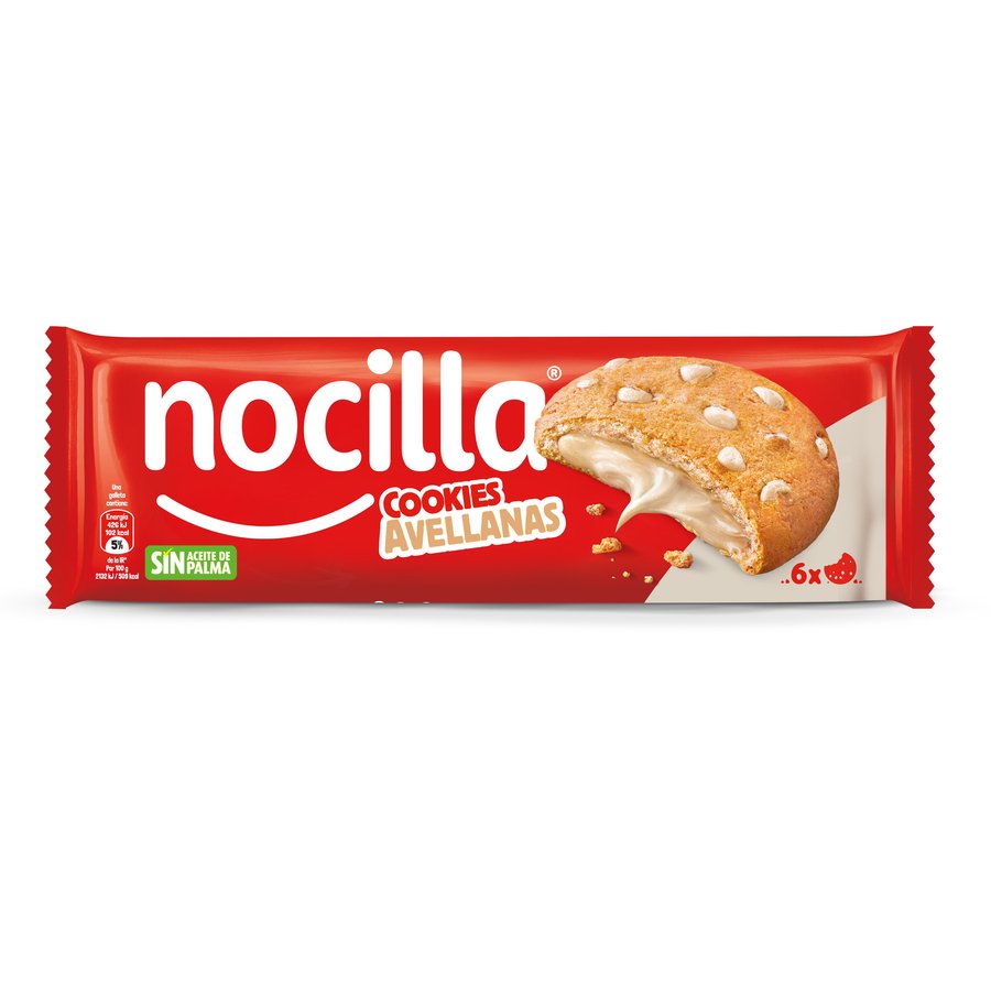Galletas NOCILLA Cookies avellana 6 unidades 120 g