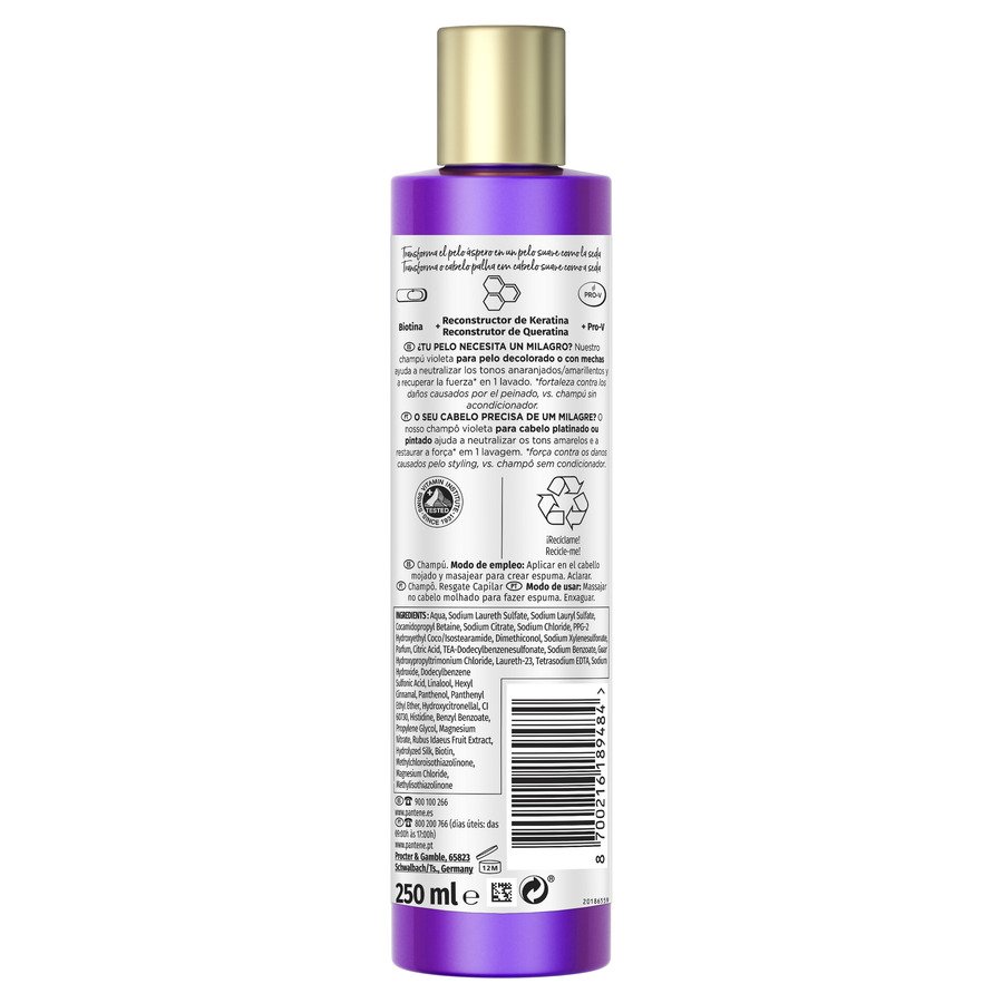 Champú PANTENE Pro-v miracle violeta 250 ml