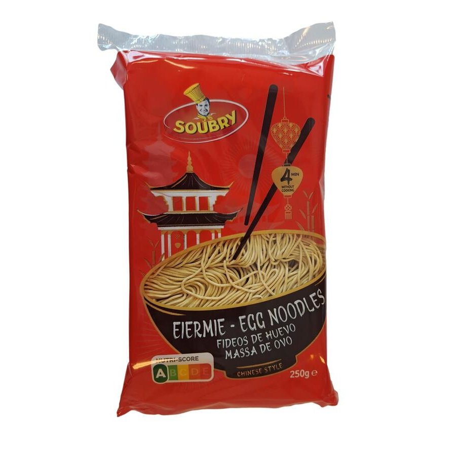 Fideos de huevo chinos SOUBRY bolsa 250 g