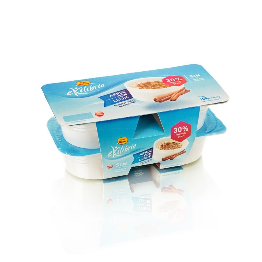 Arroz con leche sin azúcar REINA 4x125 g