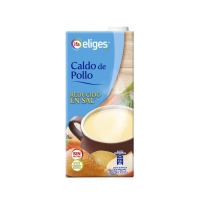 Caldo de pollo IFA ELIGES reducido en sal 1 l