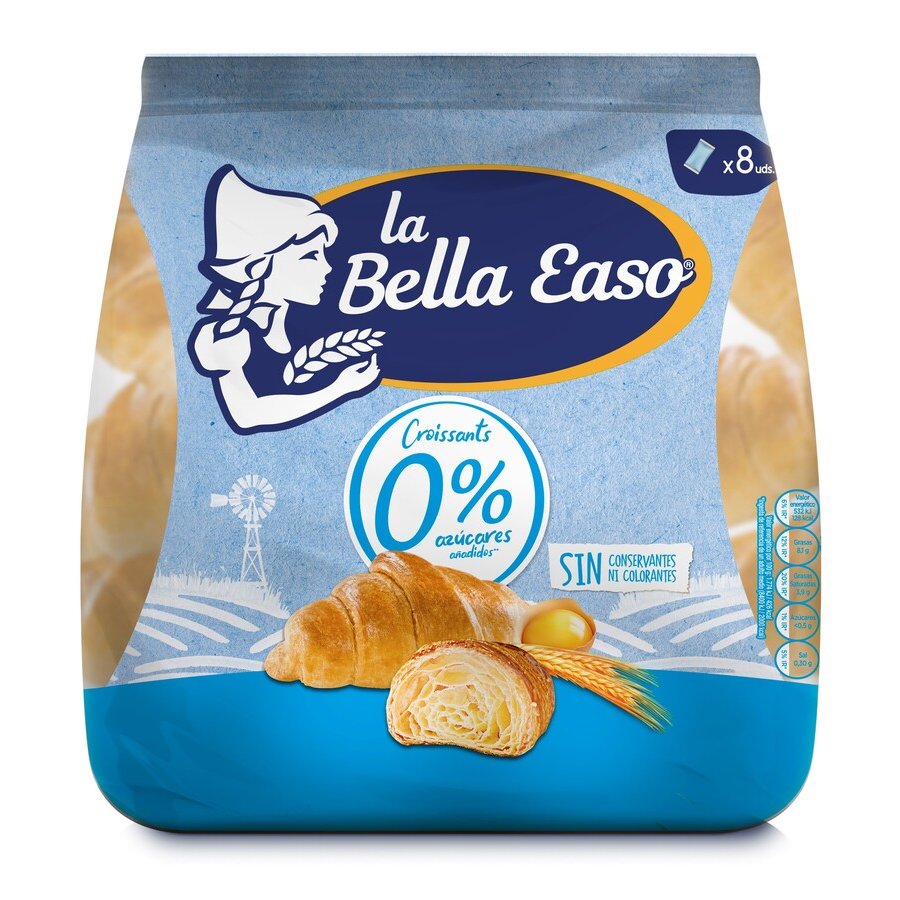 Croissants BELLA EASO 0% azúcar 240 g
