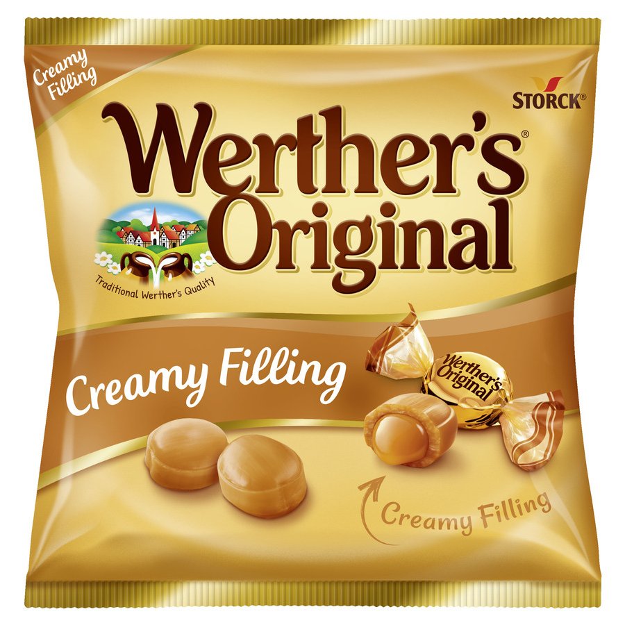 Caramelos WERTHER'S Original rellenos de crema de caramelo 135 g